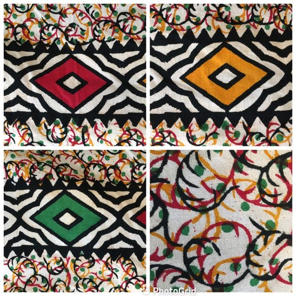 Vintage Hippie Wall Hanging Bed Covering, Dorm Room, Bought in India in the 80s - Picture 3 of 15